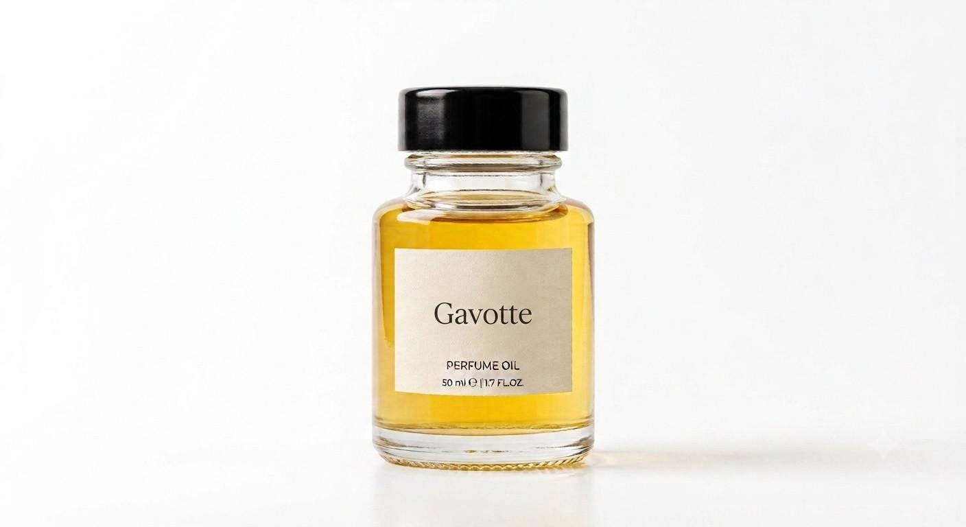 Gavotte perfume oil concentrate in a glass bottle by Ambre Royale